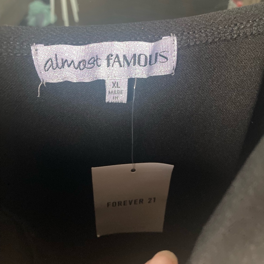 Forever 21 Black Lace Top Jumpsuit - Picture 3 of 6